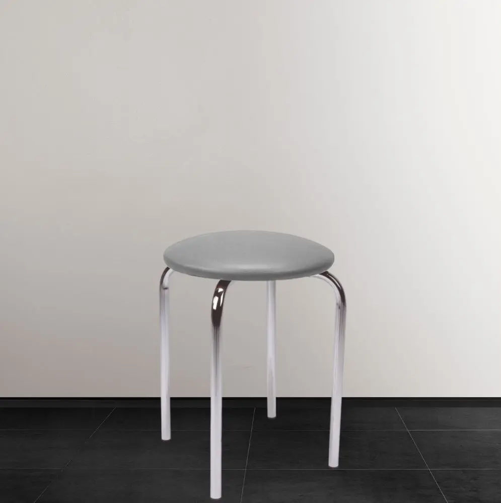 Табурет DP Chico V-2 (Gray/Chrome)