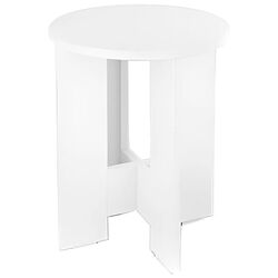 Табурет Fabrik Home 350 овальный (Белый Ясень) Thumb