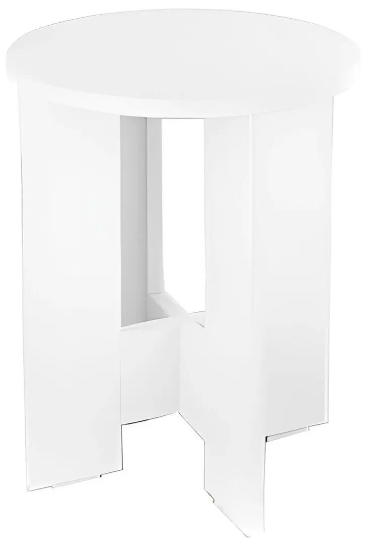 Табурет Fabrik Home 350 овальный (Белый Ясень)