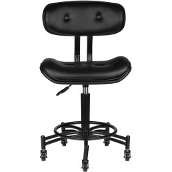 Taburet pentru salon de infrumusetare Gabbiano Florence 129237 (Black) Thumb