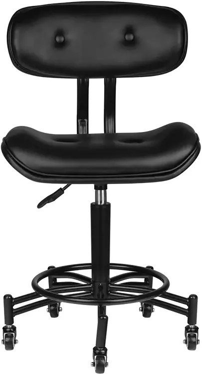 Taburet pentru salon de infrumusetare Gabbiano Florence 129237 (Black)