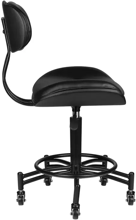 Taburet pentru salon de infrumusetare Gabbiano Florence 129237 (Black)