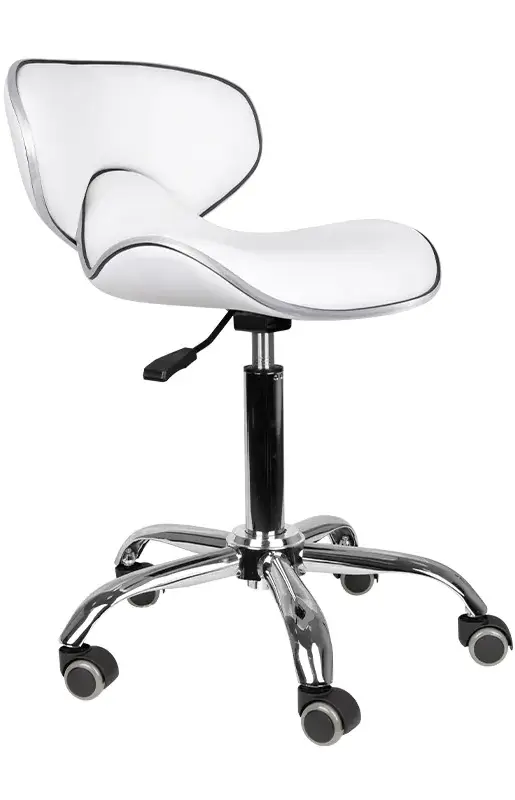 Taburet pentru salon de infrumusetare Gabbiano Q-4599 106672 (White)