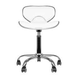 Taburet pentru salon de infrumusetare Gabbiano Q-4599 106672 (White) Thumb