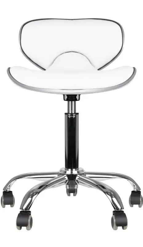 Taburet pentru salon de infrumusetare Gabbiano Q-4599 106672 (White)