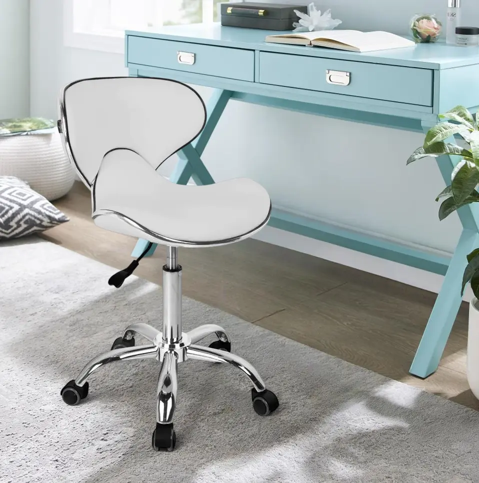 Taburet pentru salon de infrumusetare Gabbiano Q-4599 106672 (White)