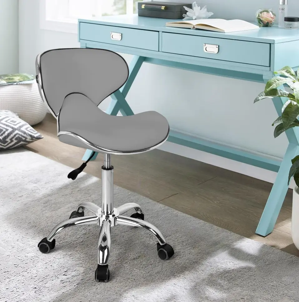 Taburet pentru salon de infrumusetare Gabbiano Q-4599 130597 (Grey)