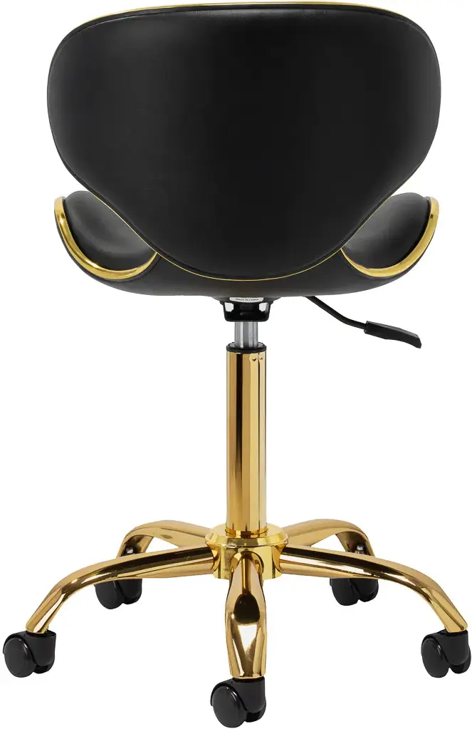 Табурет для салона красоты Gabbiano Q-4599G 150179 (Black/Gold)
