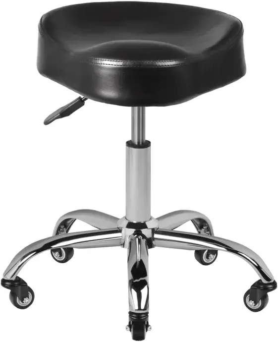 Taburet tip sa Gabbiano A450 123785 (Black/Silver)