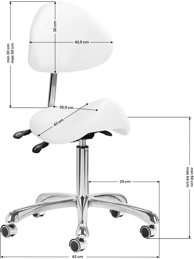 Taburet tip sa Giovanni 1004 141629 (White)