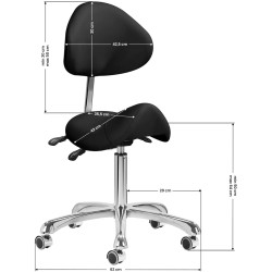 Taburet tip sa Giovanni 1004 141630 (Black) Thumb