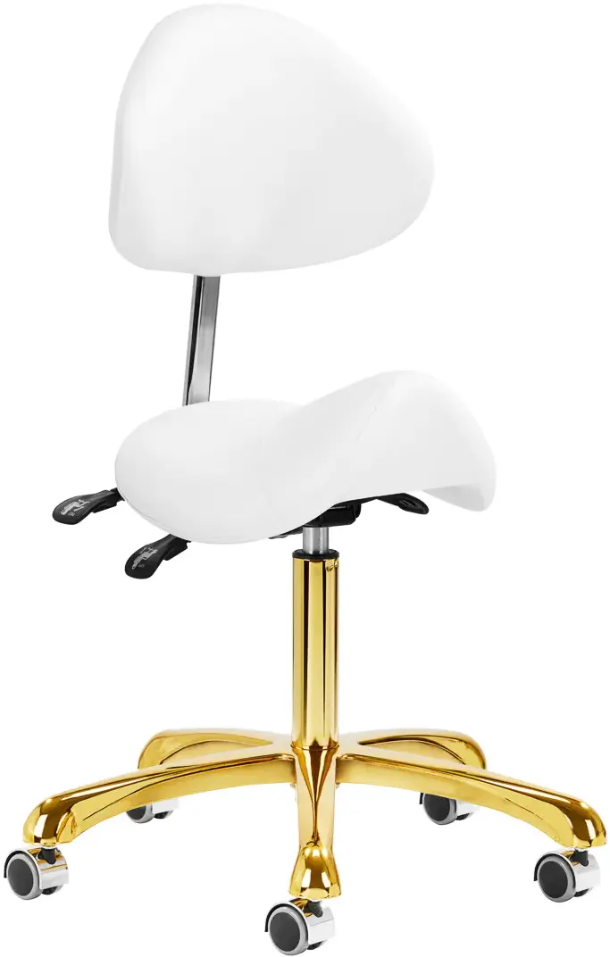 Taburet tip sa Giovanni 1004 147847 (White/Gold)