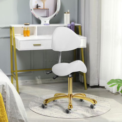 Taburet tip sa Giovanni 1004 147847 (White/Gold)