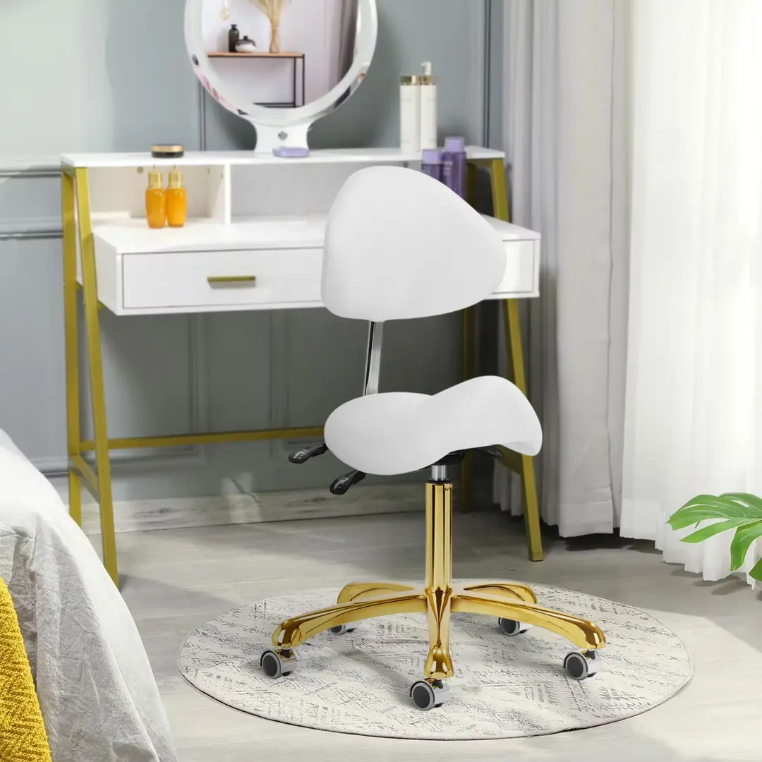 Taburet tip sa Giovanni 1004 147847 (White/Gold)