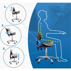 Taburet tip sa Giovanni 1025 111351 (Black) Thumb