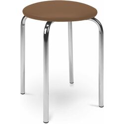 Taburet Halmar Chico V49 (Chrome/Brown) Thumb