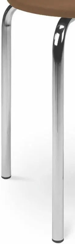 Taburet Halmar Chico V49 (Chrome/Brown)