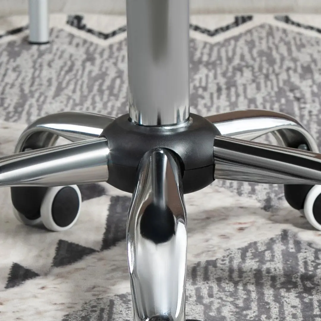 Taburet pentru salon de infrumusetare Homcom 700-091 48x48x59 cm (Black)