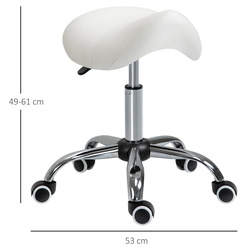 Scaun tip sa Homcom 02-0693 (Cream) Thumb