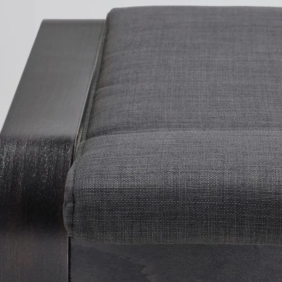 Банкетка Ikea Poang (Черно-Коричневый/Шифтебу Темно-серый) - 3