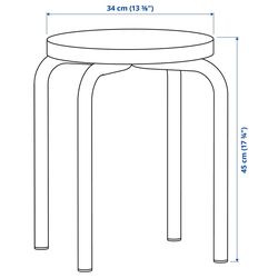 Табурет Ikea Domsten (Сиреневый/Сосна) Thumb
