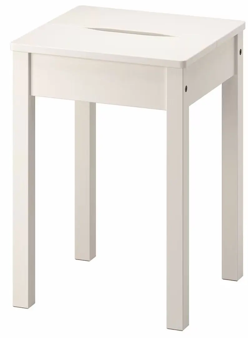 Табурет Ikea Hauga (Белый)