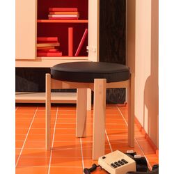 Taburet Ikea Holmsjo/Jonsbyn (Fag/Negru)