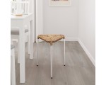 Taburet Ikea Juteboda (Natural/Alb)