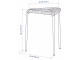 Taburet Ikea Juteboda (Natural/Alb)