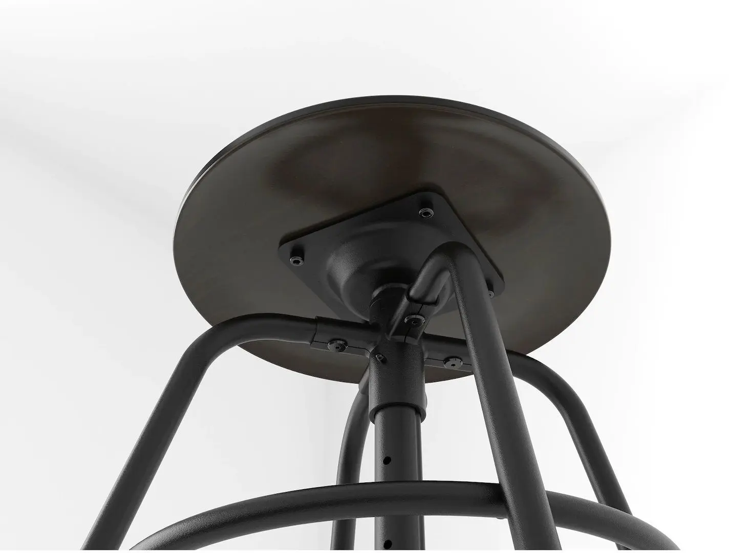 Taburet Ikea Kullaberg (Negru)