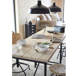 Taburet Ikea Kullaberg (Pin/Negru) Thumb