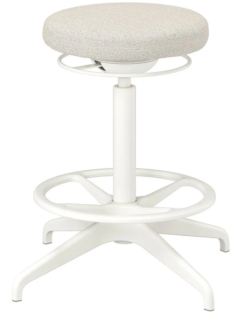 Табурет Ikea Lidkullen вертикальная опора (Гуннаред Бежевый)