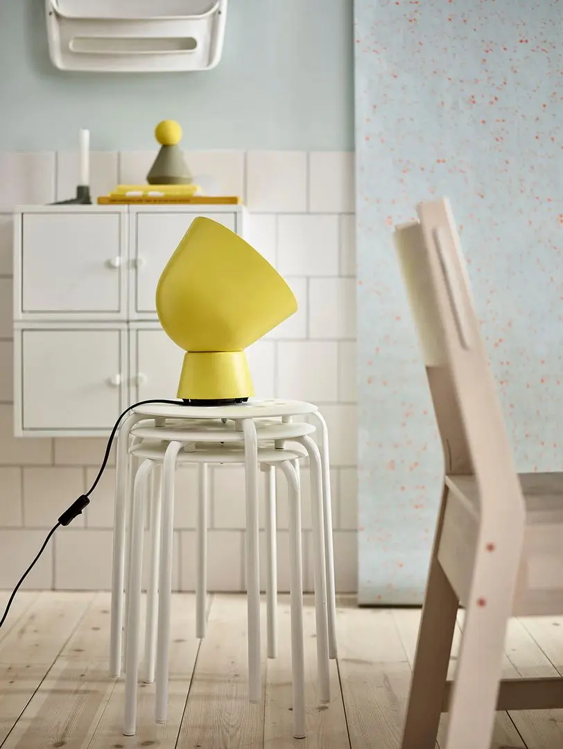 Taburet Ikea Marius 45cm (Alb)