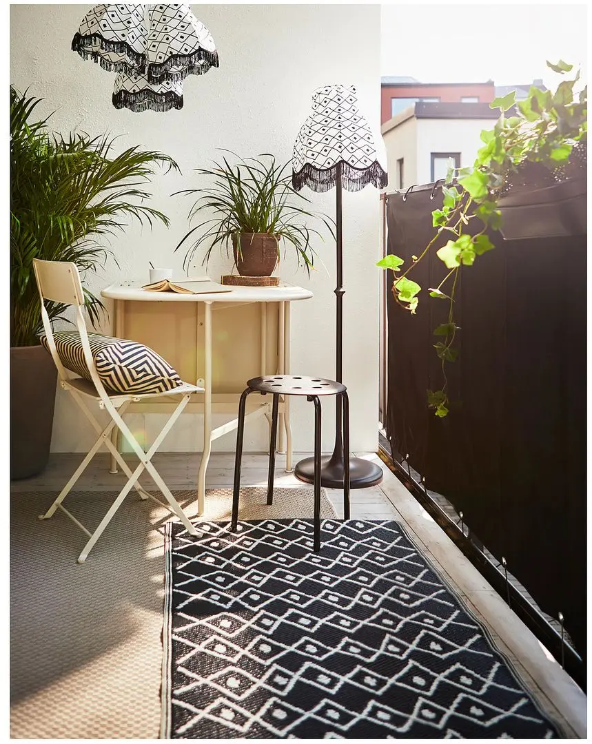 Табурет Ikea Marius (Черный)