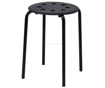 Taburet Ikea Marius (Negru)