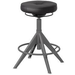 Taburet Ikea Trollberget/Glose suport vertical (Negru)