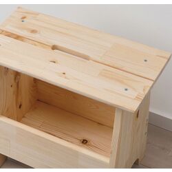 Табурет-ящик Ikea Perjohan 45см (Сосна) Thumb