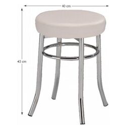 Табурет Mobhaus Irena (White) Thumb