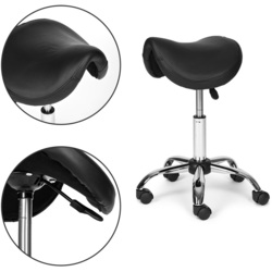 Taburet pentru salon de infrumusetare Modern Home PJJBS0019 (Black) Thumb