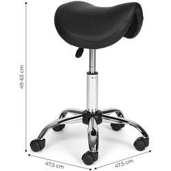 Taburet pentru salon de infrumusetare Modern Home PJJBS0019 (Black) Thumb