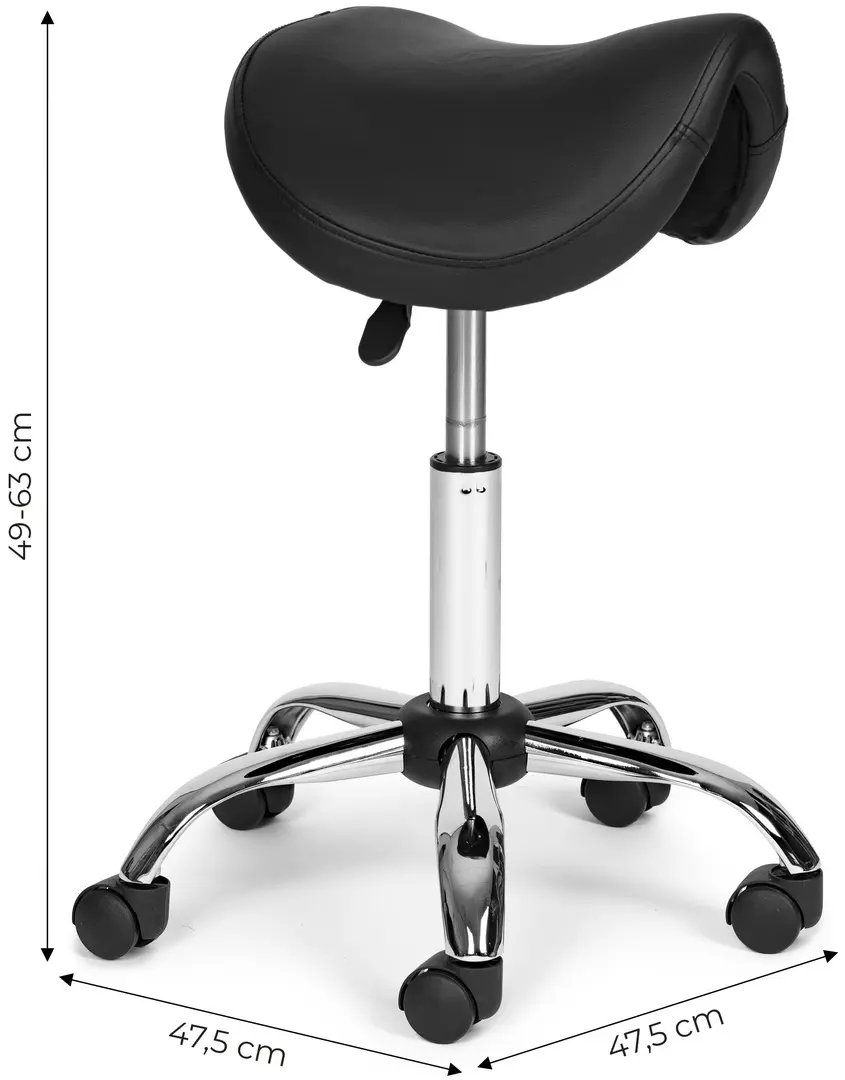 Taburet pentru salon de infrumusetare Modern Home PJJBS0019 (Black)