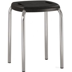 Табурет Nowy Styl Boom (Black/Chrome)