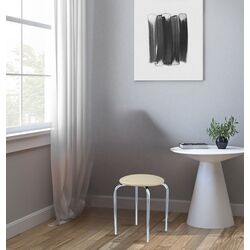 Tabureta Nowy Styl Chico V18 41160001 (Chrome/Beige)