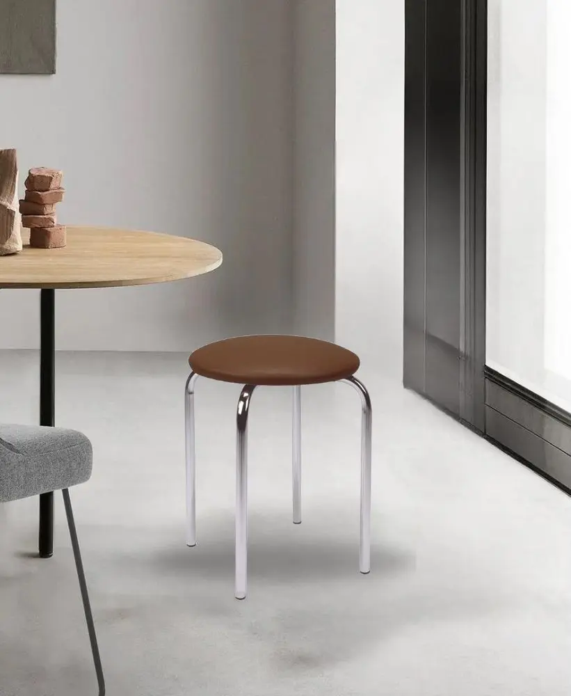 Табурет Nowy Styl Chico V3 (Chrome/Brown)