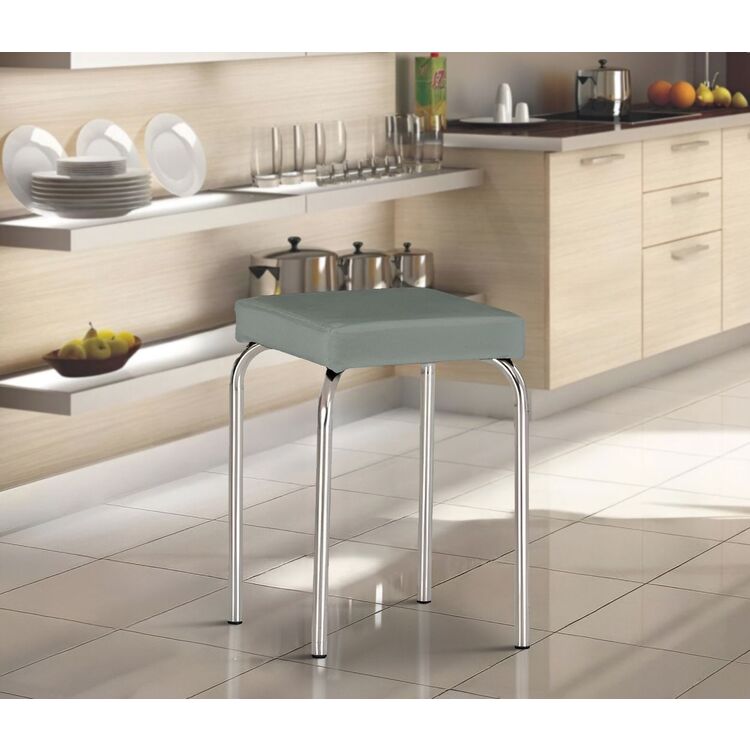 Табурет Nowy Styl Tutti V-2 (Grey/Chrome)