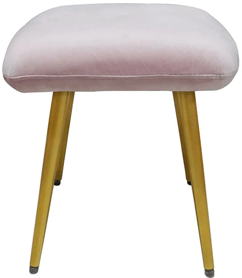 Табурет Tempo Kondela Terona (Light Pink/Golden)