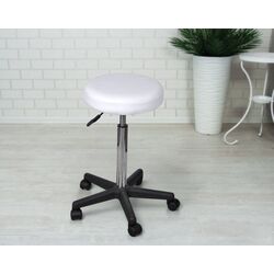 Taburet pentru salon de infrumusetare VidaXL 240470 (White)