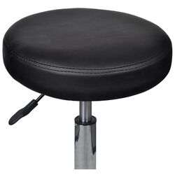 Taburet pentru salon de infrumusetare VidaXL 240471 (Balck) Thumb