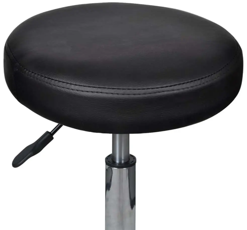 Taburet pentru salon de infrumusetare VidaXL 240471 (Balck)