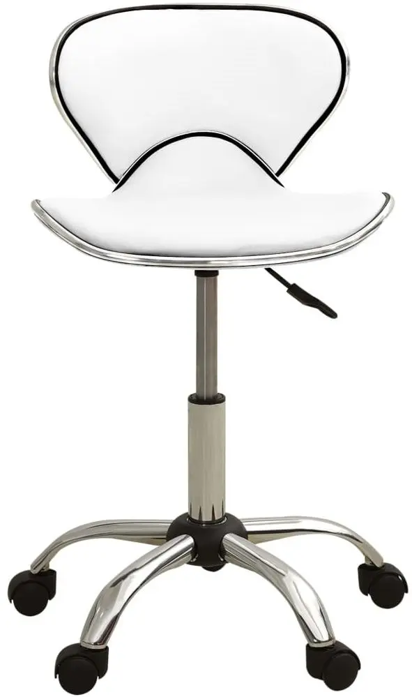 Taburet pentru salon de infrumusetare VidaXL 323673 (White)